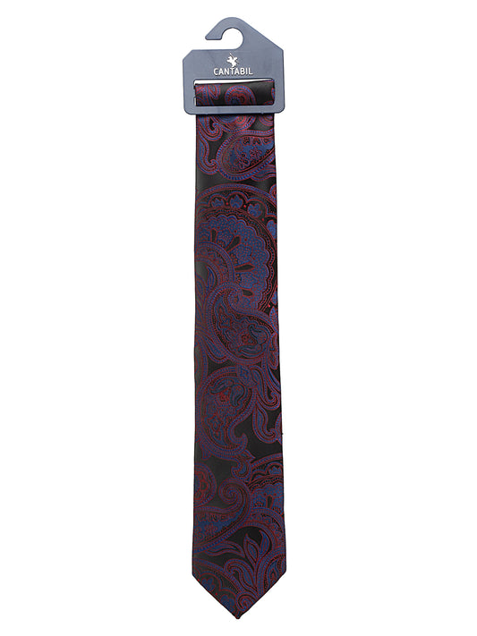 Men's Wine Fashion Broad Tie