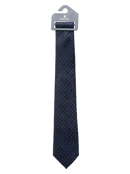 Men's Navy Blue Fashion Broad Tie