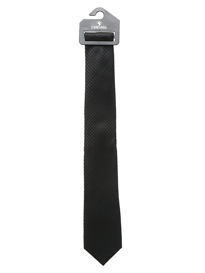 Men's Black Fashion Broad Tie