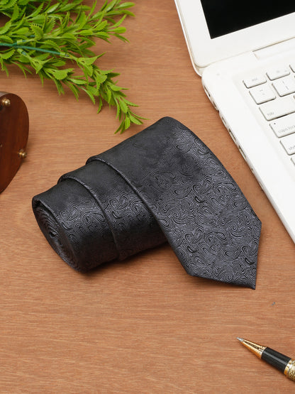 Men's Grey Fashion Broad Tie