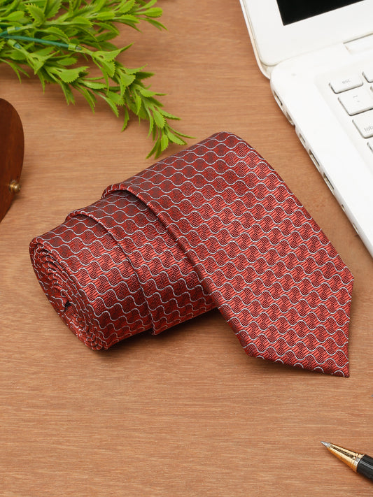 Men's Rust Fashion Broad Tie