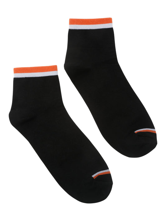 Men's Black   Fashion Ankle length Socks -Pack of 5