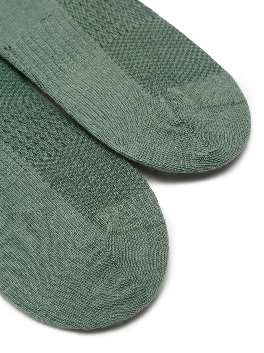 Men's Sage Green Fashion No Show / Loafer Socks -Pack of 5