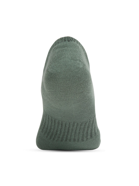 Men's Sage Green Fashion No Show / Loafer Socks -Pack of 5