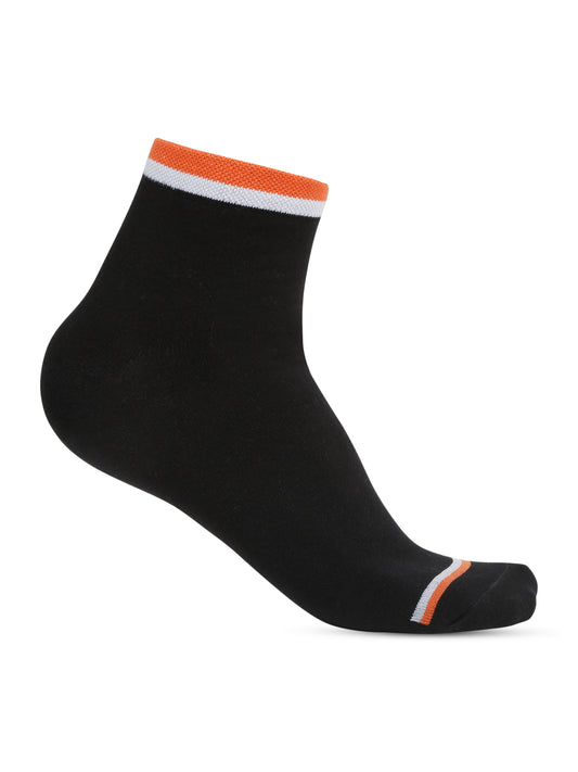 Men's Black   Fashion Ankle length Socks -Pack of 5