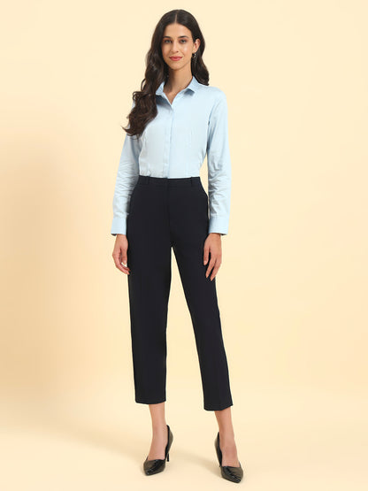 Shirt for Women l Breathable & Soft with Color Fastness Regular Fit Cotton Fabric Solid Pattern