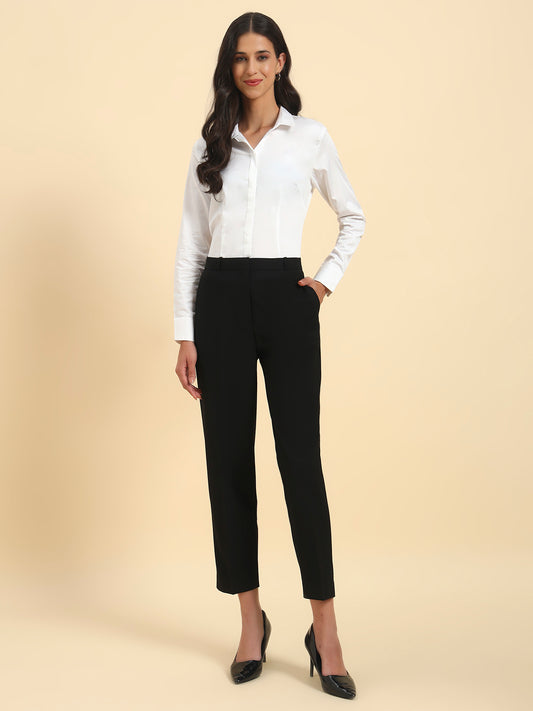 Shirt for Women l Breathable & Soft with Color Fastness Regular Fit Cotton Fabric Solid Pattern