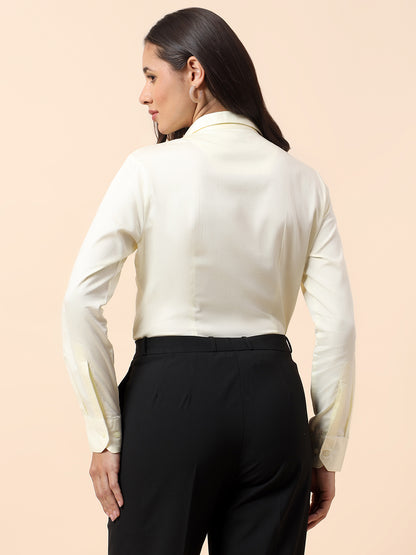 Shirt for Women | Breathable & Soft with Color Fastness Regular Fit Cotton Fabric Solid Pattern