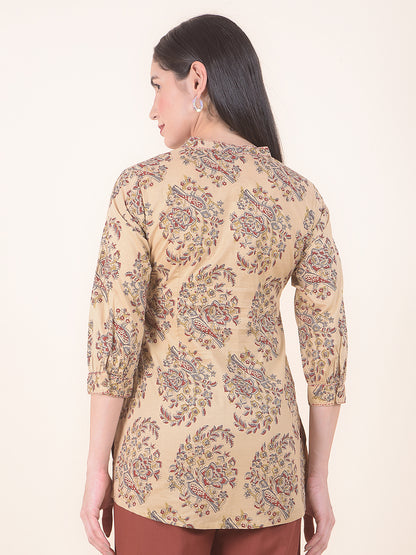 Kurti for Women l Breathable & Soft with Color Fastness Regular Fit Printed Pattern