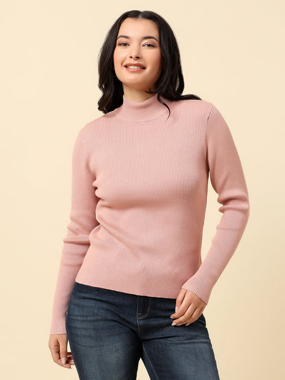 Skeevi for Women | Winter Wear Nylon Vicose Fabric High Neck Regular Fit Solid Pattern