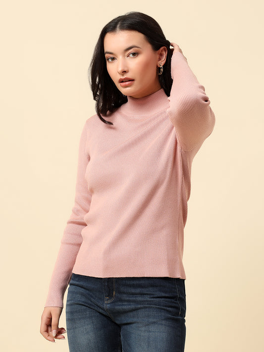 Skeevi for Women | Winter Wear Nylon Vicose Fabric High Neck Regular Fit Solid Pattern