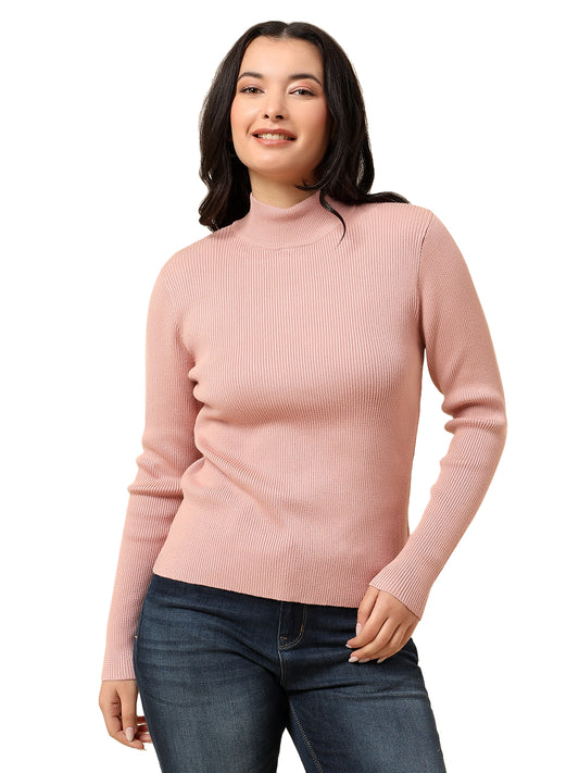 Skeevi for Women | Winter Wear Nylon Vicose Fabric High Neck Regular Fit Solid Pattern