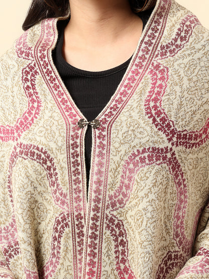 Stole for Women l Premium Casual Soft Stole Acrylic Self Design Pattern