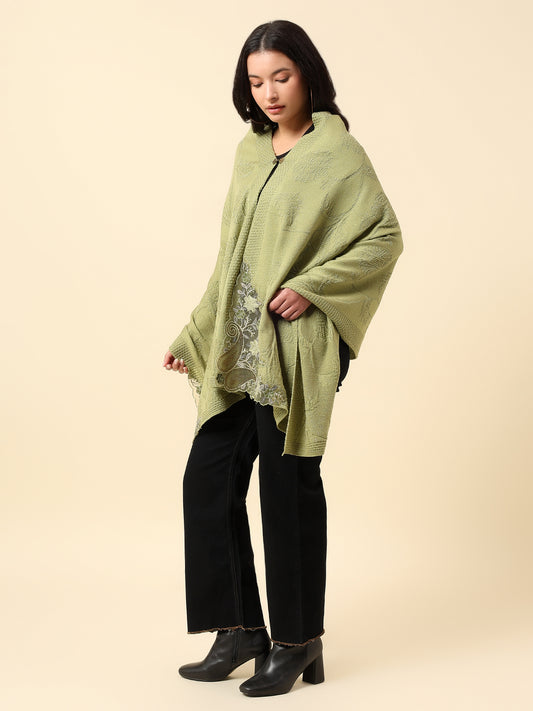 Stole for Women l Premium Casual Soft Stole Acrylic Self Design Pattern