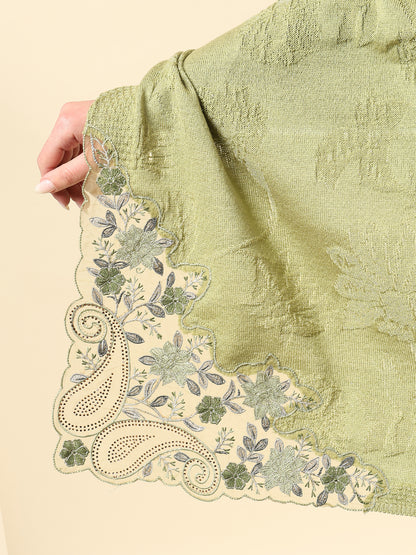 Stole for Women l Premium Casual Soft Stole Acrylic Self Design Pattern