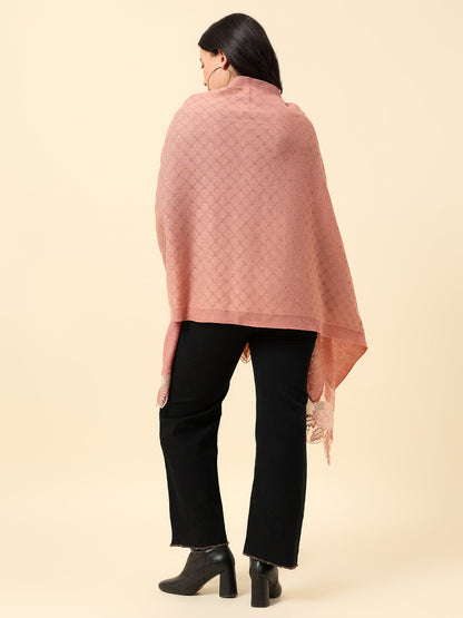 Stole for Women l Premium Casual Soft Stole Acrylic Self Design Pattern