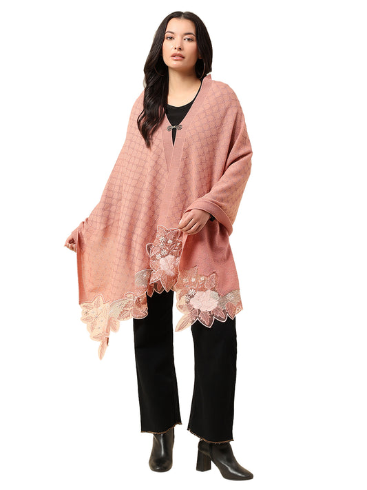 Stole for Women l Premium Casual Soft Stole Acrylic Self Design Pattern