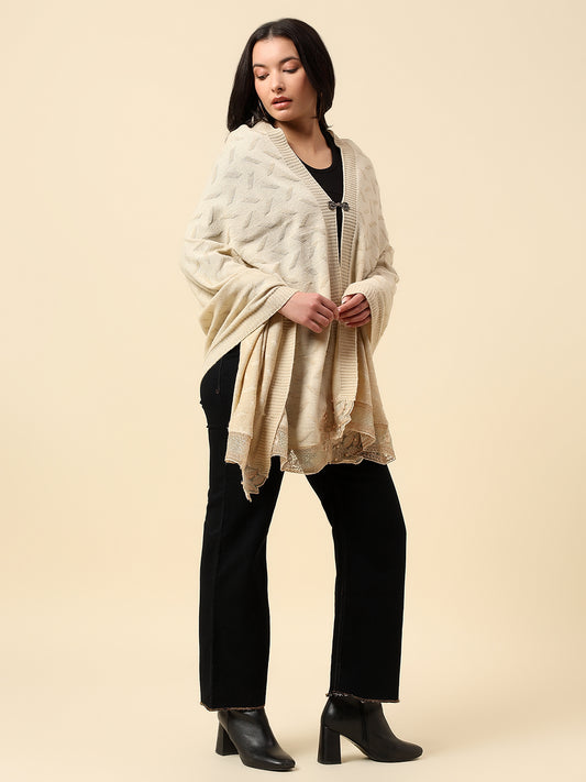 Stole for Women l Premium Casual Soft Stole Acrylic Self Design Pattern