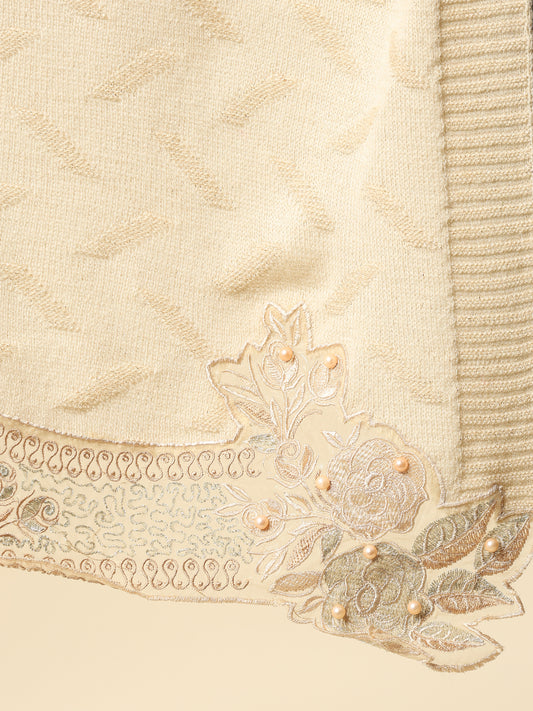 Stole for Women l Premium Casual Soft Stole Acrylic Self Design Pattern