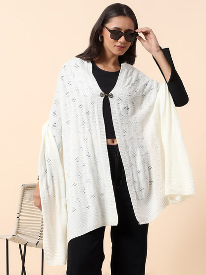 Stole for Women l Premium Casual Soft Stole Acrylic Fabric Self Design Pattern