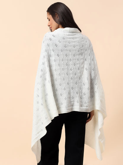 Stole for Women l Premium Casual Soft Stole Acrylic Fabric Self Design Pattern