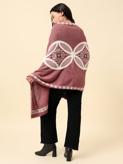 Stole for Women l Premium Casual Soft Stole Acrylic Embroidered Pattern