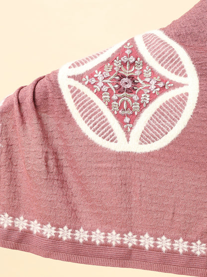 Stole for Women l Premium Casual Soft Stole Acrylic Embroidered Pattern