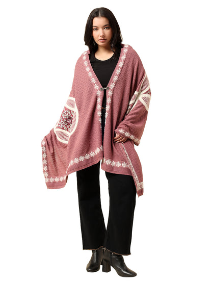 Stole for Women l Premium Casual Soft Stole Acrylic Embroidered Pattern