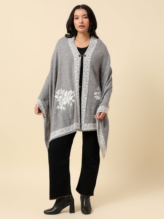 Stole for Women l Premium Casual Soft Stole Acrylic Self Design Pattern