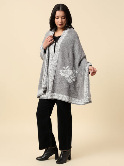 Stole for Women l Premium Casual Soft Stole Acrylic Self Design Pattern