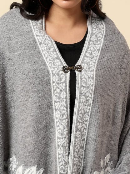 Stole for Women l Premium Casual Soft Stole Acrylic Self Design Pattern