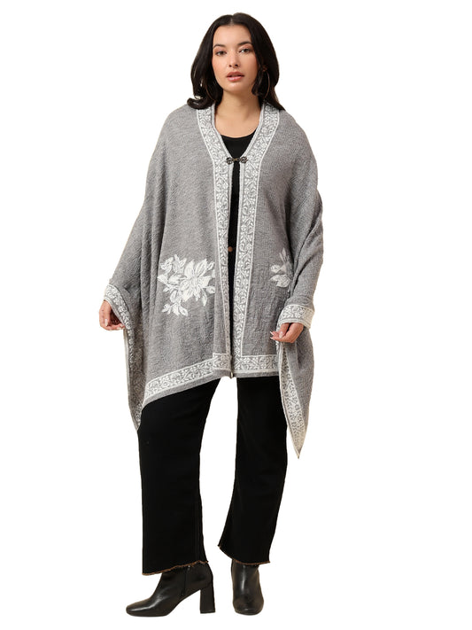 Stole for Women l Premium Casual Soft Stole Acrylic Self Design Pattern