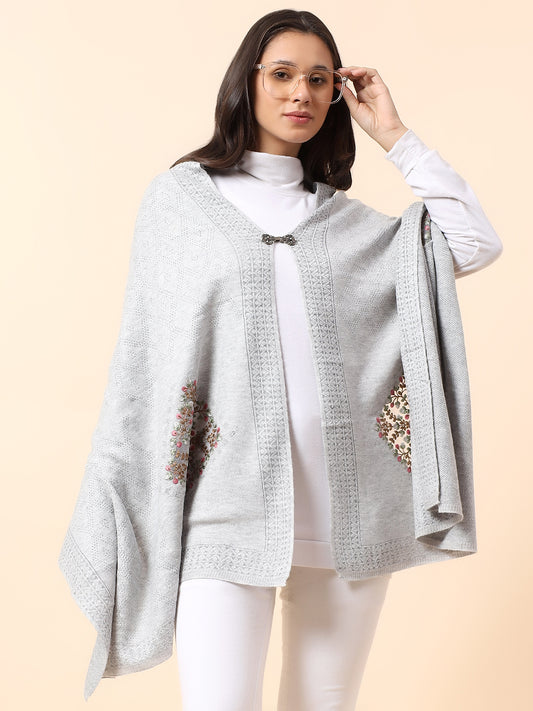 Stole for Women l Premium Casual Soft Stole Acrylic Fabric Self Design Pattern