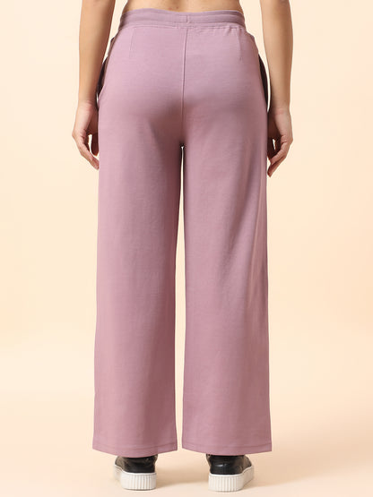Formal Trouser for Women | Breathable & Soft with Color Fastness Regular Fit Polyester Fabric Solid Pattern Elasticated Closure