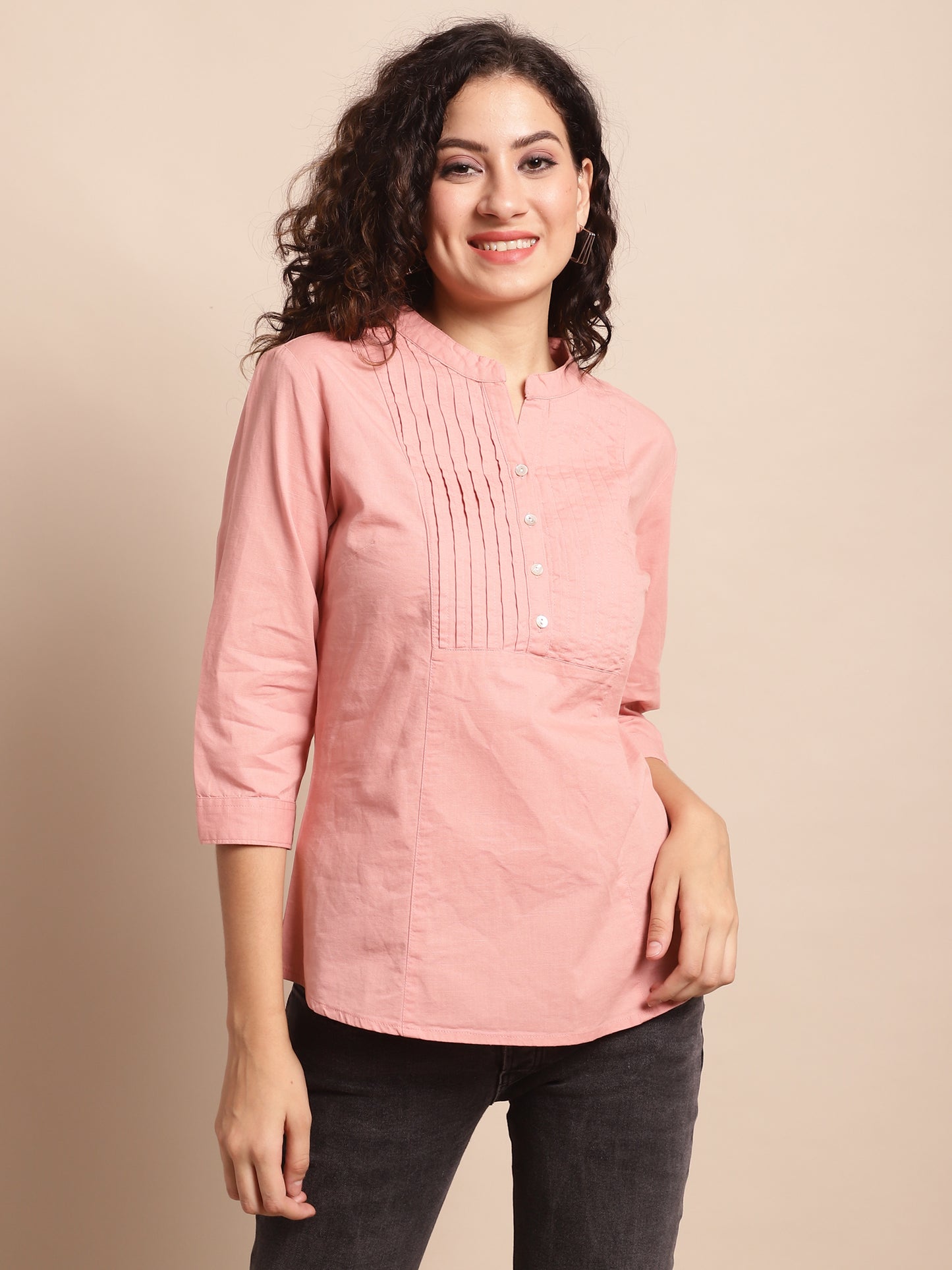 Cantabil Women Pink Tunic (7137946599563)