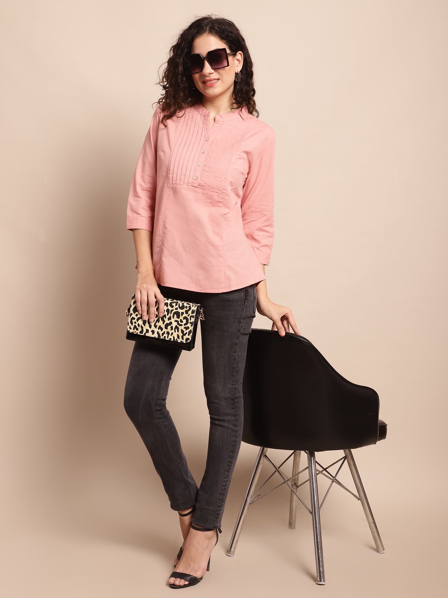 Cantabil Women Pink Tunic (7137946599563)