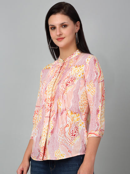 Women's Multicolor Printed Top