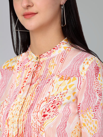 Women's Multicolor Printed Top