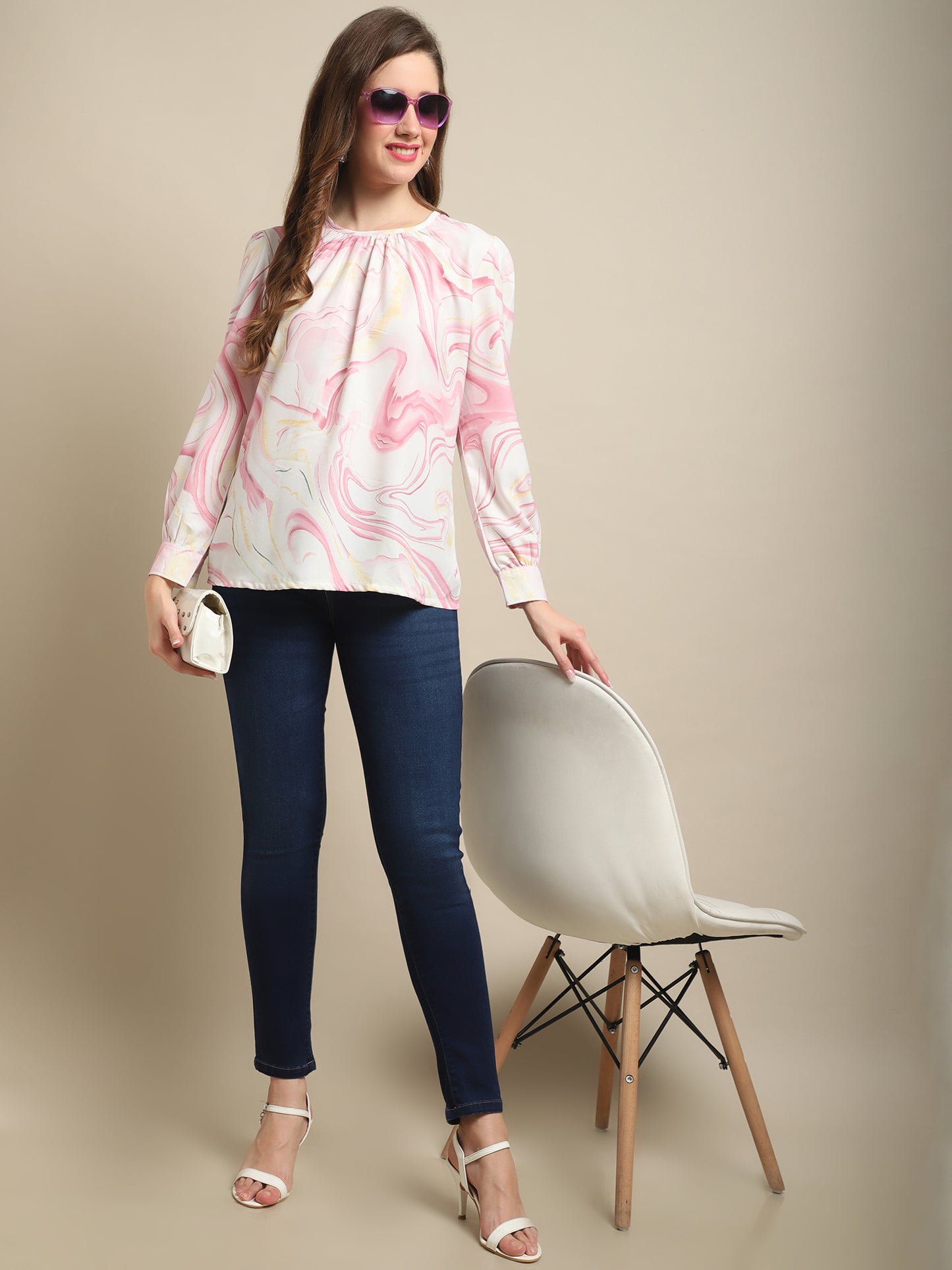 Cantabil Ladies Pink Top (7121592385675)