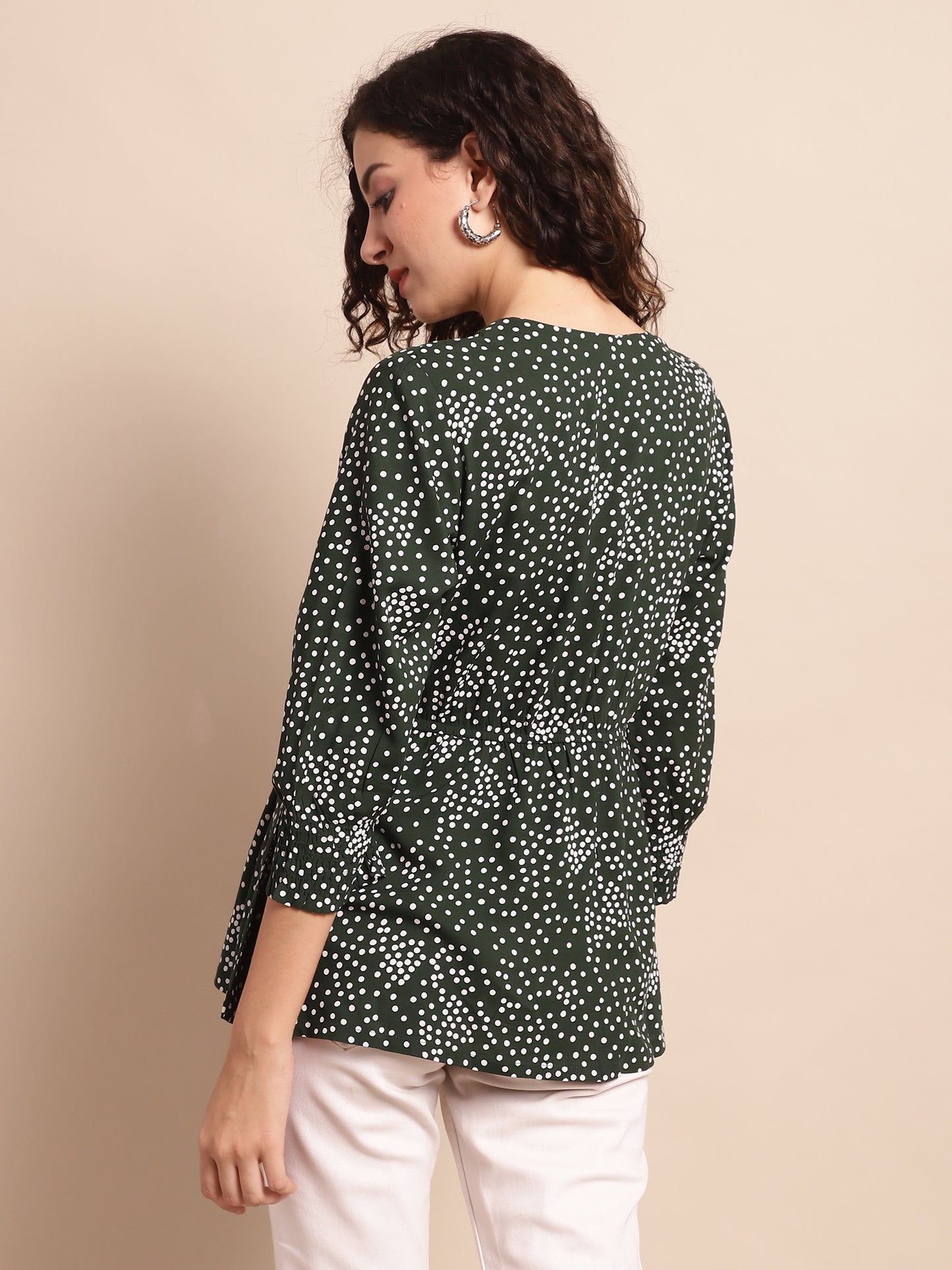 Cantabil Women Green Top (7137984479371)