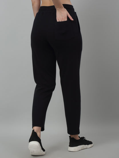 Women's Casual  Navy Ankle length Mid rise Track Pants