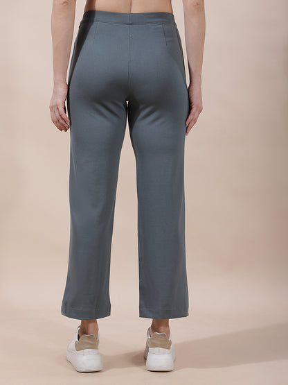 Pant for Women l Breathable & Soft with Color Fastness Regular Fit Nylon Fabric Solid Pattern