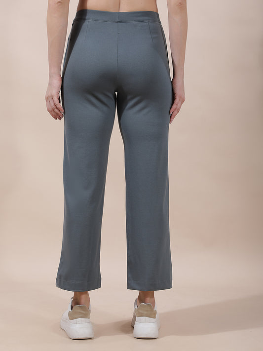 Pant for Women l Breathable & Soft with Color Fastness Regular Fit Nylon Fabric Solid Pattern