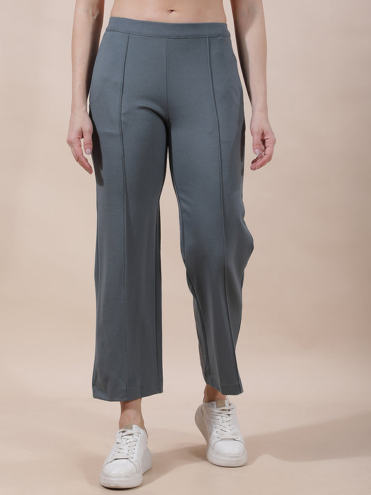 Pant for Women l Breathable & Soft with Color Fastness Regular Fit Nylon Fabric Solid Pattern
