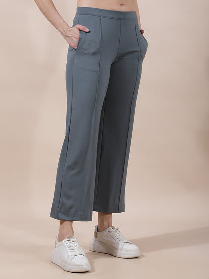 Pant for Women l Breathable & Soft with Color Fastness Regular Fit Nylon Fabric Solid Pattern