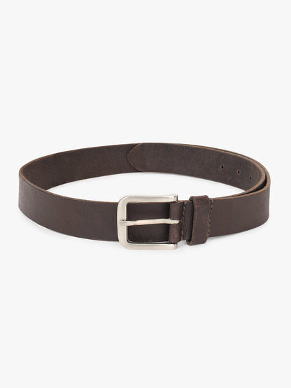 Men's Solid Brown Casual Belt