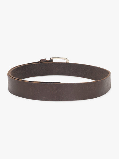 Men's Solid Brown Casual Belt