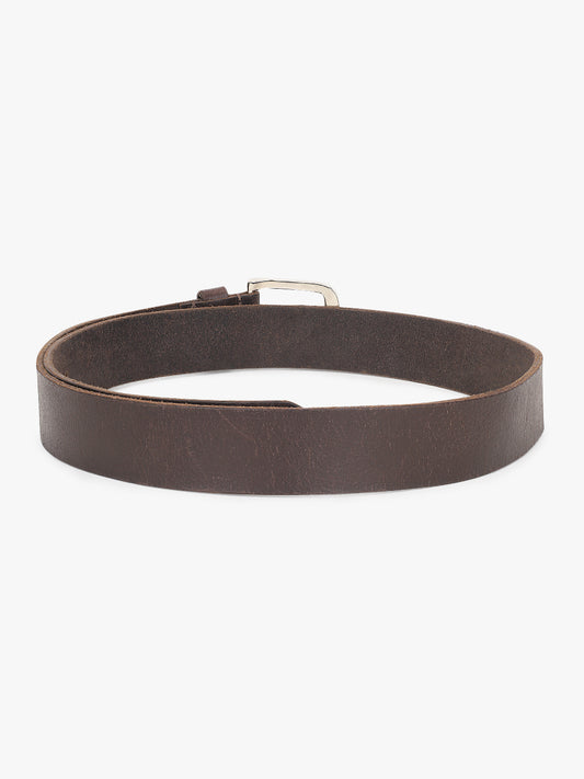 Men's Solid Brown Casual Belt