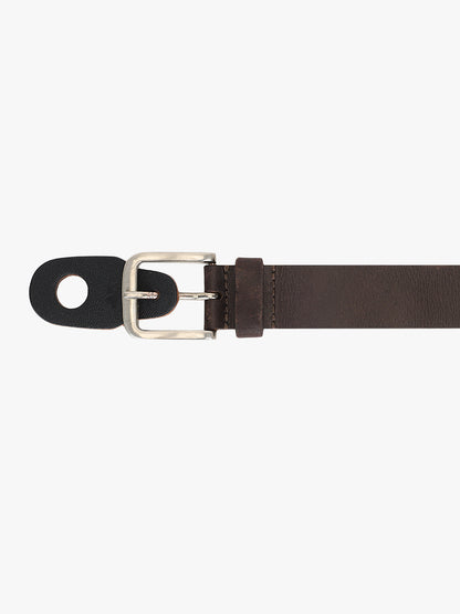 Men's Solid Brown Casual Belt