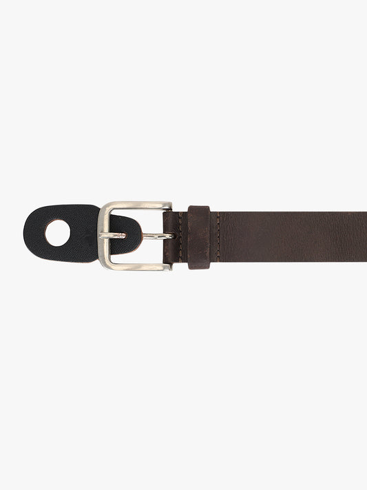 Men's Solid Brown Casual Belt